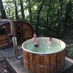 アパート Z Kominkiem Sauna Jacuzzi Hydromasaz