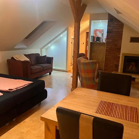 アパート Z Kominkiem Sauna Jacuzzi Hydromasaz *